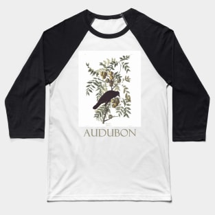 American Crow by John James Audubon Baseball T-Shirt
